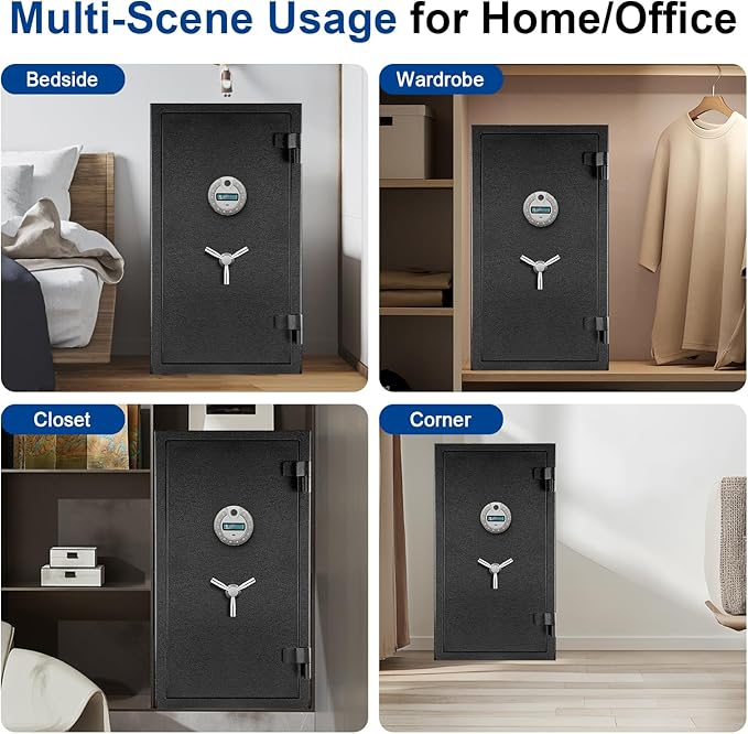 9.8 Cub Extra Large Biometric Waterproof Fireproof Safe - Image 7