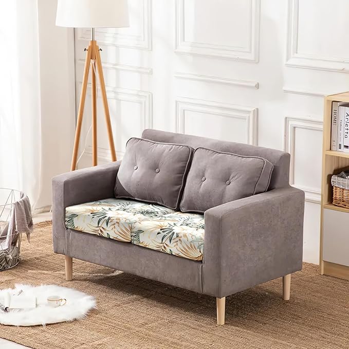Fuloon Sofa Cushion Covers, Stretch Printed Seat Cushion Cover Couch Seat - Image 6