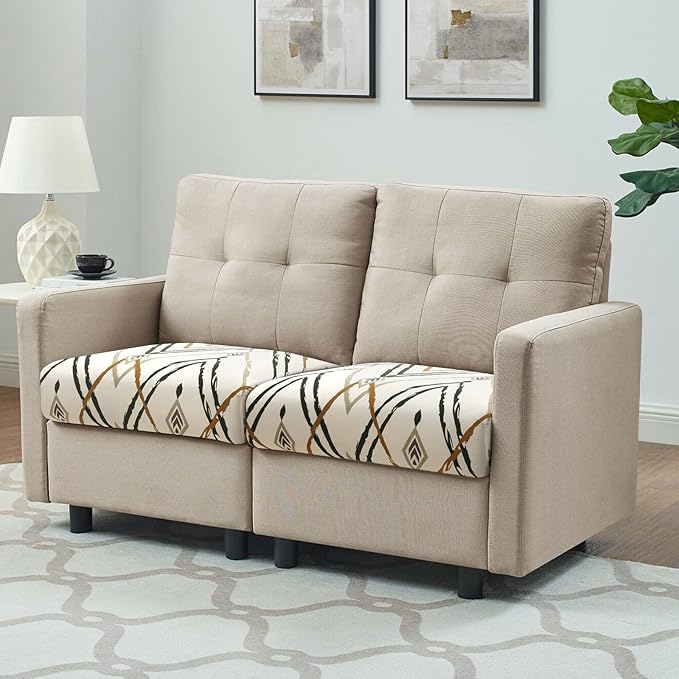Fuloon Sofa Cushion Covers, Stretch Printed Seat Cushion Cover Couch Seat - Image 9