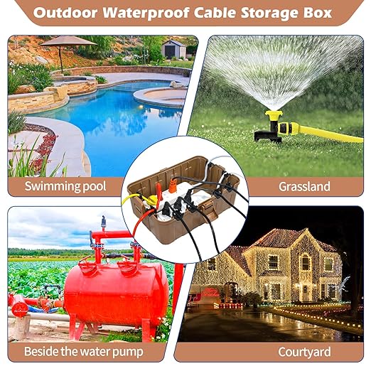 Hrensaw Large Outdoor Electrical Box, IP54 Waterproof Outdoor Outlet Covers - Image 7