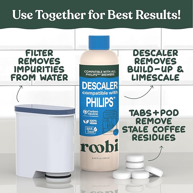 Roobi Philips Compatible Descaling Solution & Cleaner. Specially Formulated - Image 9