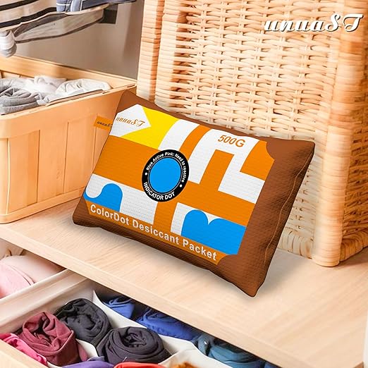 4 x 500 Grams Rechargeable Silica Gel Car Dehumidifier, unuaST Color Indicating - Image 9