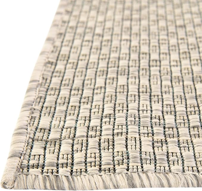 Unique Loom Collection Casual Transitional Solid Heathered Indoor/Outdoor - Image 11
