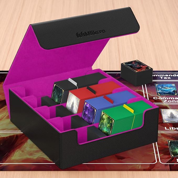 Mlikero Card Deck Case, 2400+ Trading Card Storage Box - Image 7