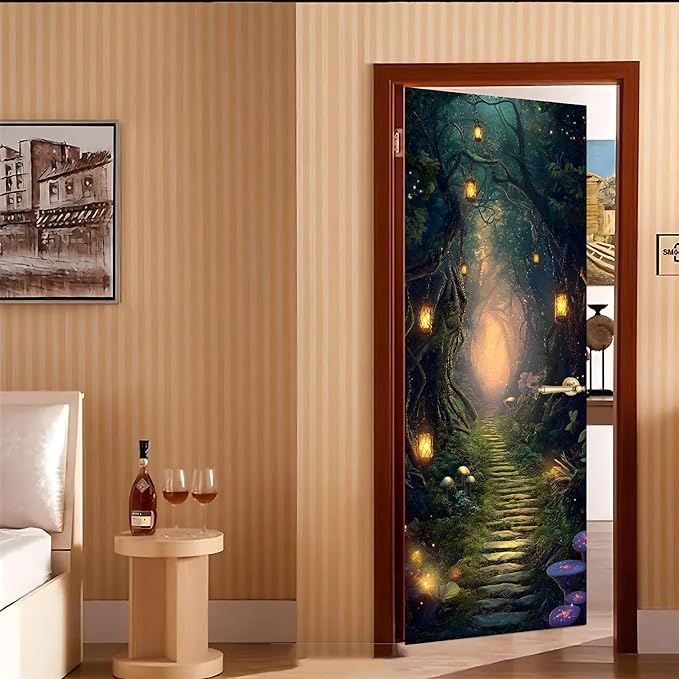3D Door Stickers, Peel and Stick Vinyl Wallpaper ,Self-Adhesive Mural - Image 7