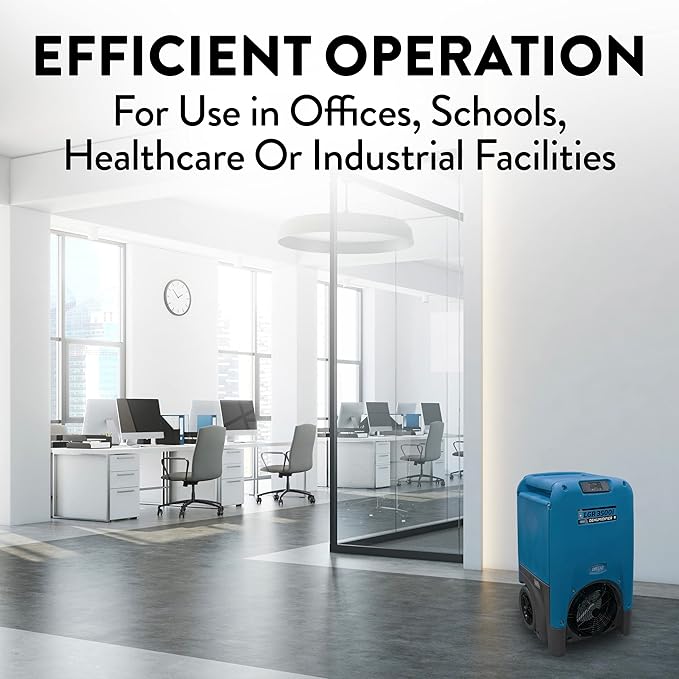 Dri-Eaz LGR 3500i Industrial Dehumidifier w/Pump, Portable Commercial - Image 8