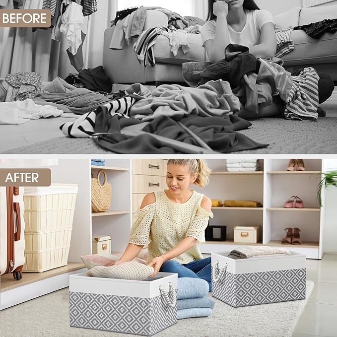 Storage Bins, Collapsible Storage Basket - Image 7