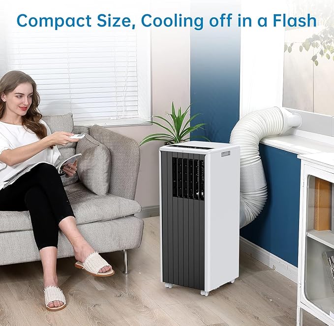 Portable Air Conditioner for 250-350 Sq Ft 3-In-1 8000 BTU AC Unit - Image 8