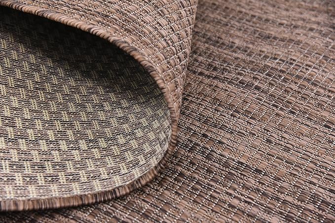 Unique Loom Collection Casual Transitional Solid Heathered Indoor/Outdoor - Image 10