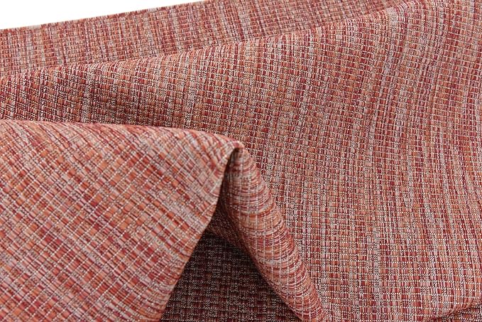 Unique Loom Collection Casual Transitional Solid Heathered Indoor/Outdoor - Image 10