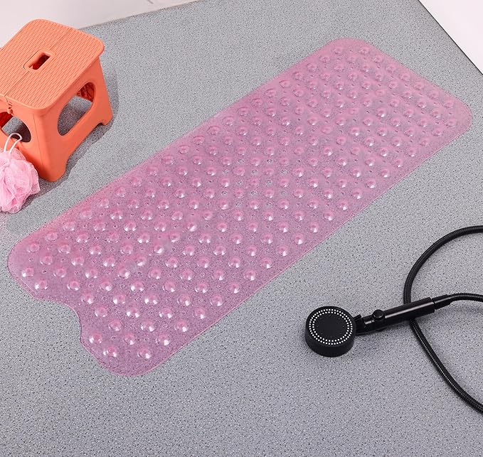 Anti-Slip Bathtub Shower mat, 39.3×15.7 inch(Approximately 100 × 40cm) Soft - Image 8
