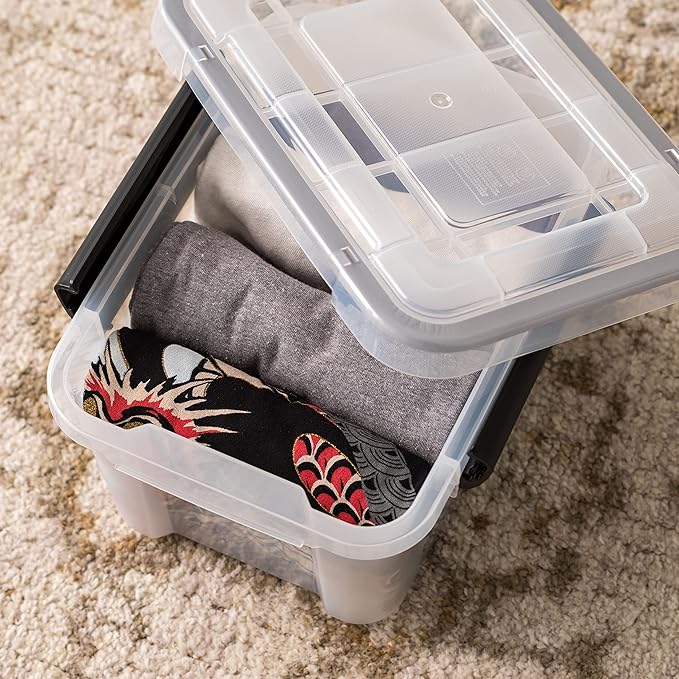 IRIS USA 7 Quart WEATHERPRO Plastic Storage Box - Image 9