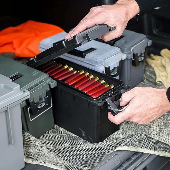 Sheffield 12772 4-Pack Ammo Storage Box, Stackable .30 Cal Field Boxes - Image 9