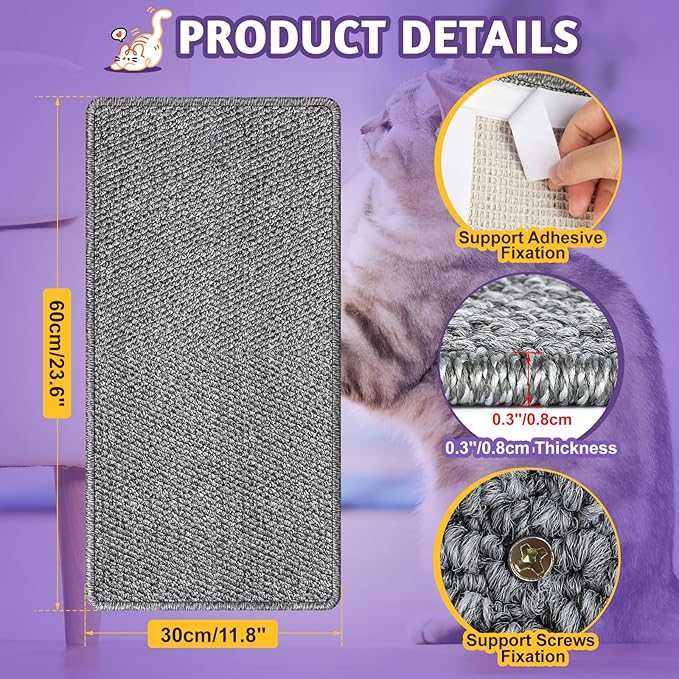 Wall Corner Cat Scratcher | Cat Scratcher Wall Mounted - Image 7