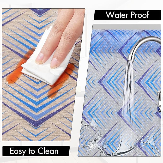Cooyes Shelf Liner for Kitchen Cabinets – Non-Adhesive Waterproof Drawer Liner - Image 7