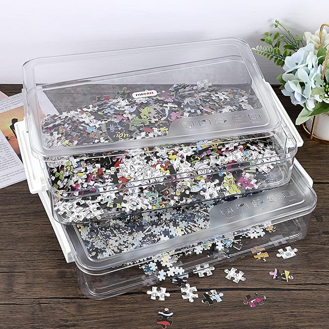 BTSKY 2 Pack Plastic Storage Containers - Image 7