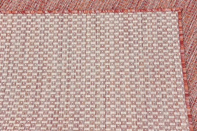 Unique Loom Collection Casual Transitional Solid Heathered Indoor/Outdoor - Image 9