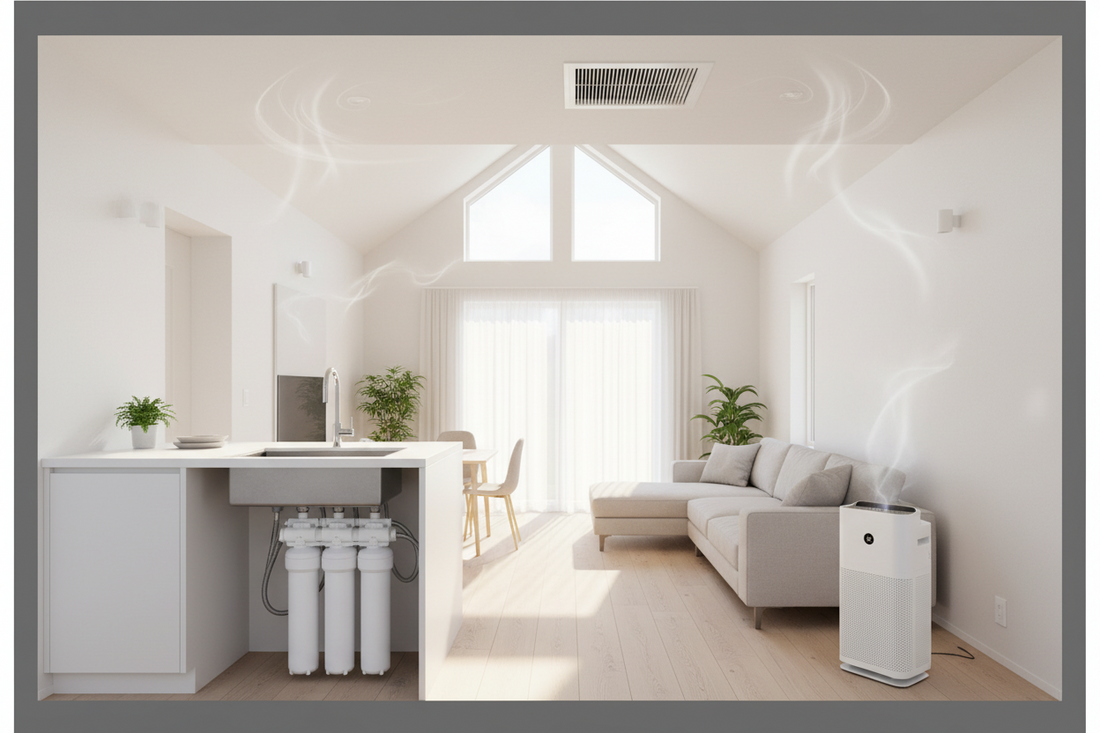 How Water Filtration, HVAC Systems, and Air Purifiers Work Together for a Healthier Home