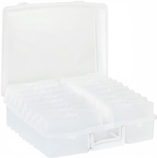 novelinks Transparent 4" x 6" Photo Organizers and Photo Storage Box - Image 8
