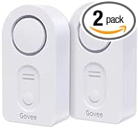 Govee Water Leak Detectors 2 Pack, 100dB Adjustable Audio Alarm Sensor by Govee