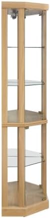 Elegant Corner Curio Cabinet - Image 3