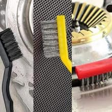 Crevice Cleaning Brush Set 11-Piece Multi-Purpose Hard & Soft Bristle Brushes - Image 4