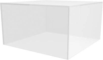 Acrylic Display Box Countertop Showcase Bin 7" x 7" x 4" Frosted Merchandise by MarketingHolders