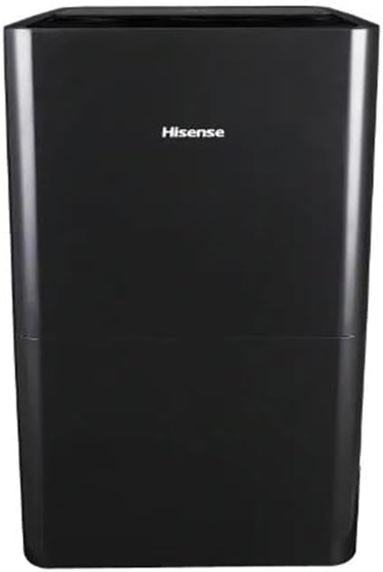 Hisense 50-Pint 3-Speed Built-in Pump Dehumidifier, 3 Modes, LED display by Amazon+Renewed