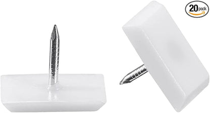 uxcell Furniture Feet Nail Plastic Glide Nails Square Chair Table Leg Protector by uxcell