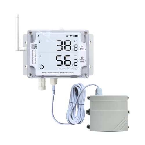 Ubibot Thermometer Hygrometer, Wireless Temperature Data Logger, Remote by UbiBot