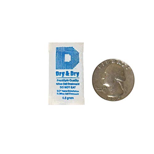 Dry & Dry 0.5 Gram Silica Gel Packets Desiccants Silica Gel Packs by DryDry
