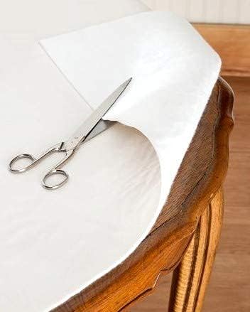 Felt Back Vinyl Table Pad 52" x 90" – Cut-to-Fit Waterproof Table Protector - Image 7