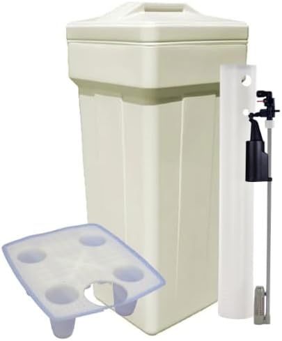 Salt Grid Included! AFWFilters Water Softener Salt Brine Tank by Abundant+Flow+Water+Systems