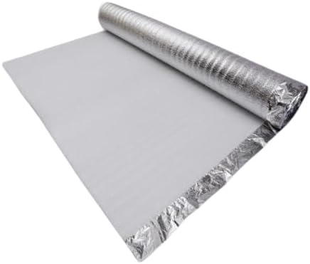 AMERIQUE 400SQFT 4TH Generation Silver 2MM Thick Flooring Underlayment Padding - Image 2