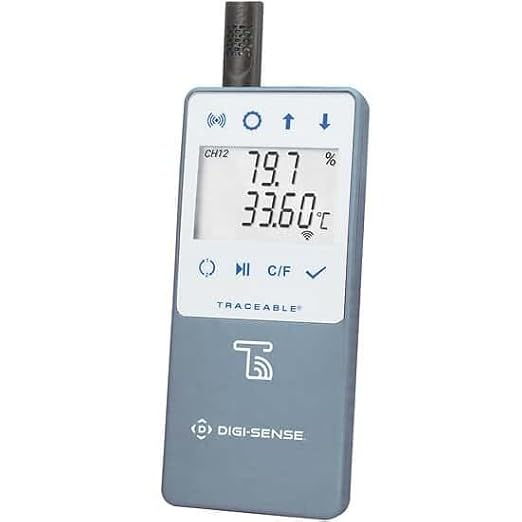Traceable Calibrated Temperature/Humidity Wi-Fi Data Logger Compatible by Digi-Sense