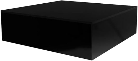 6 Pack Glossy Black Acrylic Display Box Versatile 5 Sided Pedestal 6.75" x by MarketingHolders