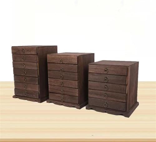 Multi-Layer Solid Wood Jewelry Storage Box - Image 2