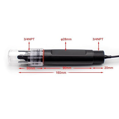 PH Sensor Industrial Water Quality Turbidity Tester, Electrode Probe EC - Image 4