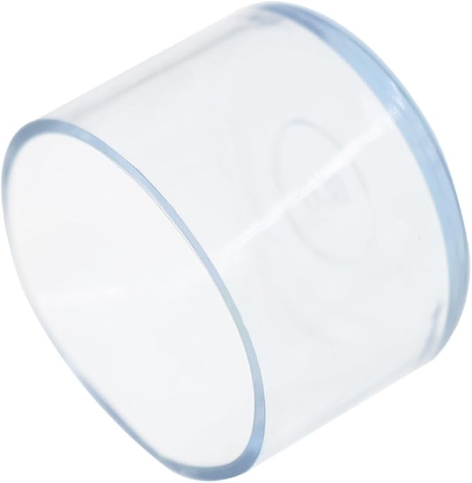 Round Chair Leg Caps, PVC Furniture Feet Covers, TTZEZE Transparent Round Floor - Image 3