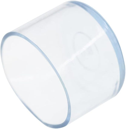 Round Chair Leg Caps, PVC Furniture Feet Covers, TTZEZE Transparent Round Floor - Image 3