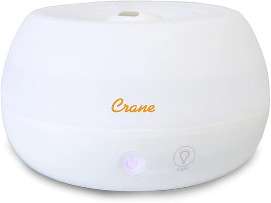 Crane Portable Ultrasonic Travel Humidifier & Aroma Diffuser – 0.2 Gallon Cool by Crane