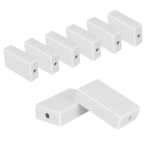 Project Box 8 Pieces Electrical Box Small Junction Box ABS Plastic Enclosure by HoHaing
