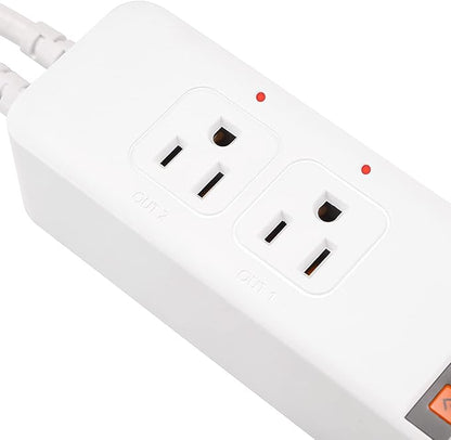 Attic Fan Thermostat Controller Temperature Switch Plug Outlet - Image 8