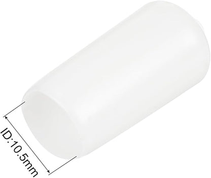 uxcell 20pcs Rubber End Caps 10.5mm ID Vinyl Round Tube Bolt Cap Cover Thread - Image 3
