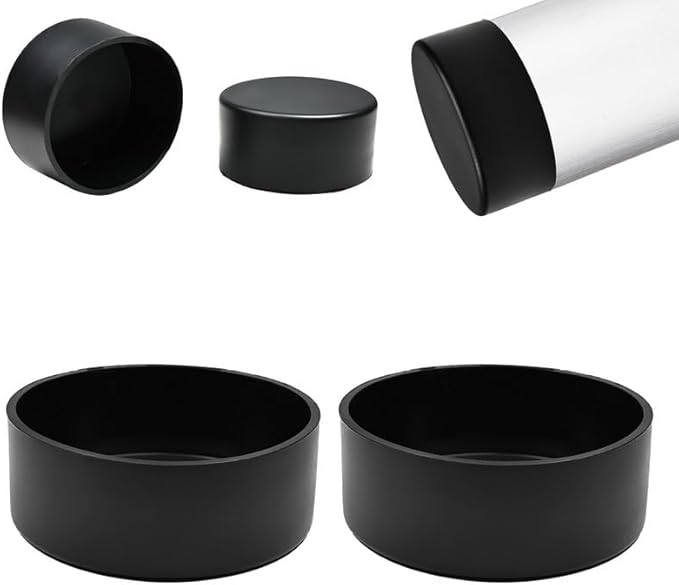 3-13/16" Silicone Chair Leg Floor Protectors, Rubber Chair Leg Caps, Non-Slip by EASYEAH