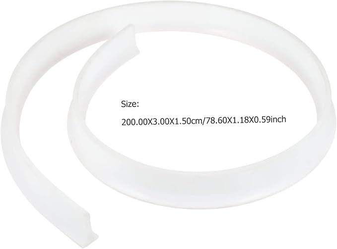 2m Shower Accessories for Bathroom Silicone Water Retaining Strip Sealing Strip - Image 2