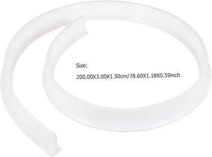 2m Shower Accessories for Bathroom Silicone Water Retaining Strip Sealing Strip - Image 2