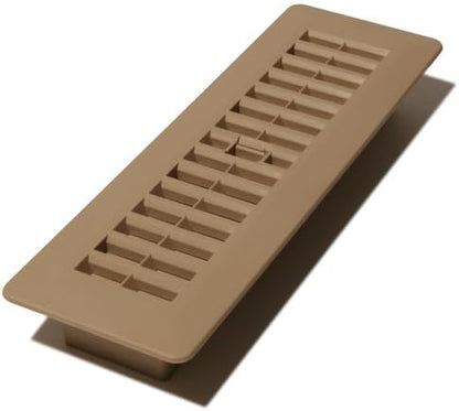 Decor Grates PL210-TA 2-Inch by 10-Inch Plastic Floor Register by DecorGrates
