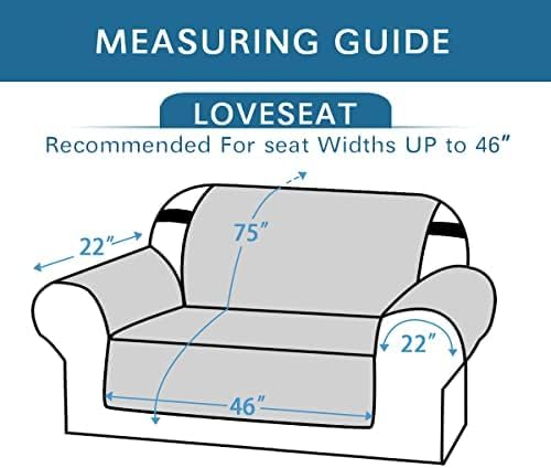 H.VERSAILTEX 100% Waterproof Sofa Slipcover Washable Loveseat Cover - Image 3
