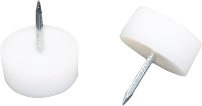 20 Pcs Furniture Feet Nail Plastic Glide Nails Round Chair Table Leg Protector by Boguish
